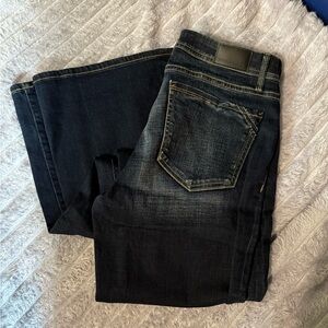 Buckle Dark Indigo Flare Jeans